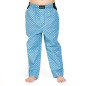 Dětské kalhoty -  vzor na modré