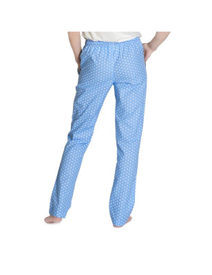 Dámské kalhoty - světle modré s hvězdičkami