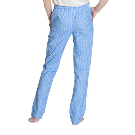 Dámské kalhoty - světle modré s hvězdičkami