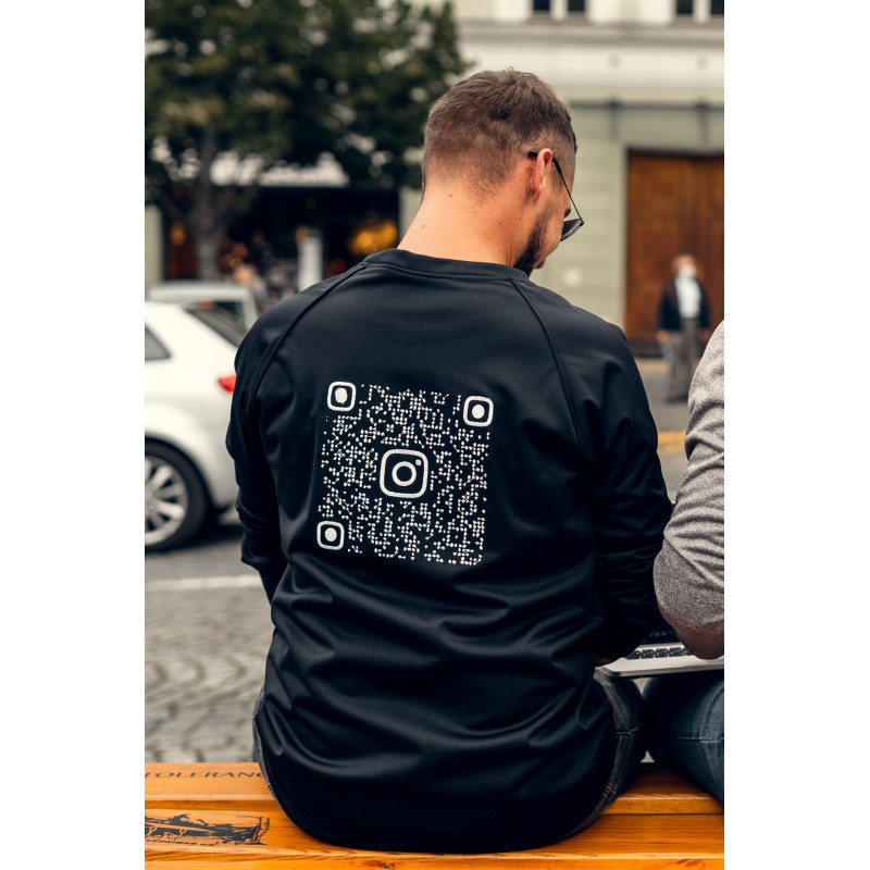Mikina EMES - Černá Raglan Mikina EMES - Černá Raglan