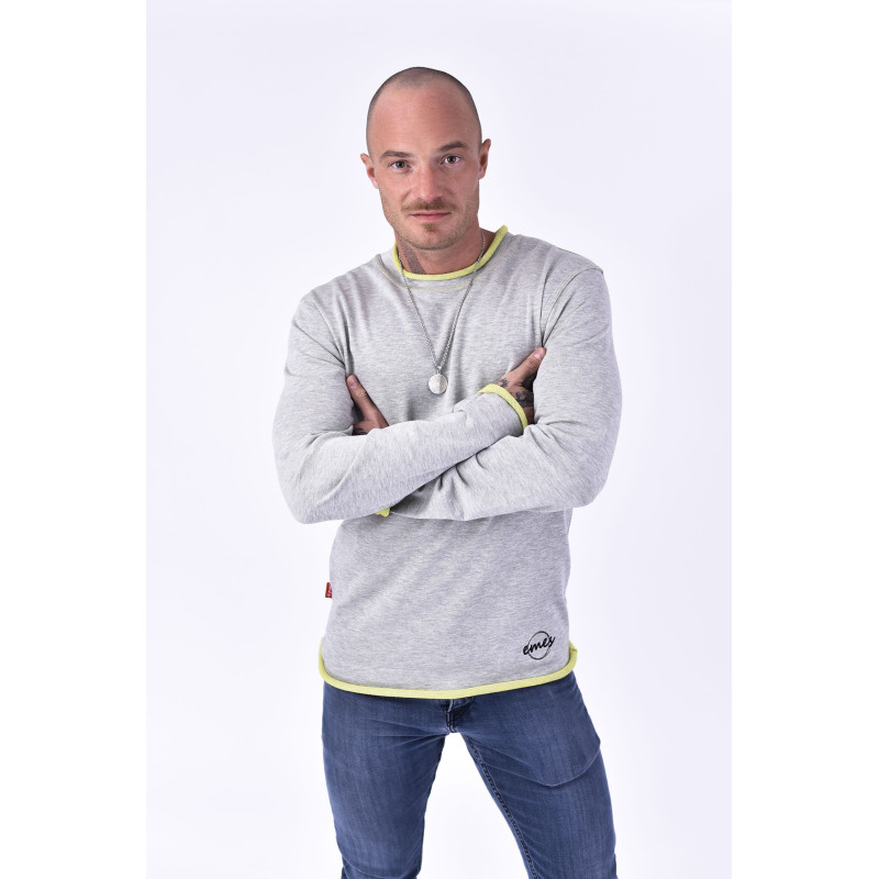T-shirt Grey / Green long T-shirt Grey / Green long