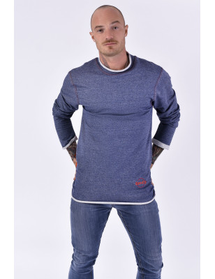 T-shirt  Denim / Grey  long