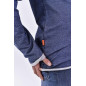 T-shirt Denim / Grey long T-shirt Denim / Grey long