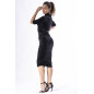 Šaty “sportovní elegance” Black - with a collar Šaty “sportovní elegance” Black - with a collar