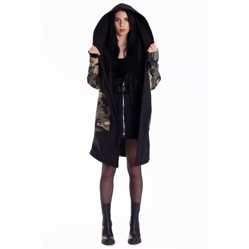 Bunda “Big Hood” Black - Army Bunda “Big Hood” Black - Army