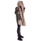 Bunda “Big Hood” Beige - Army Bunda “Big Hood” Beige - Army