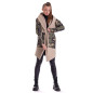 Bunda “Big Hood” Beige - Army Bunda “Big Hood” Beige - Army