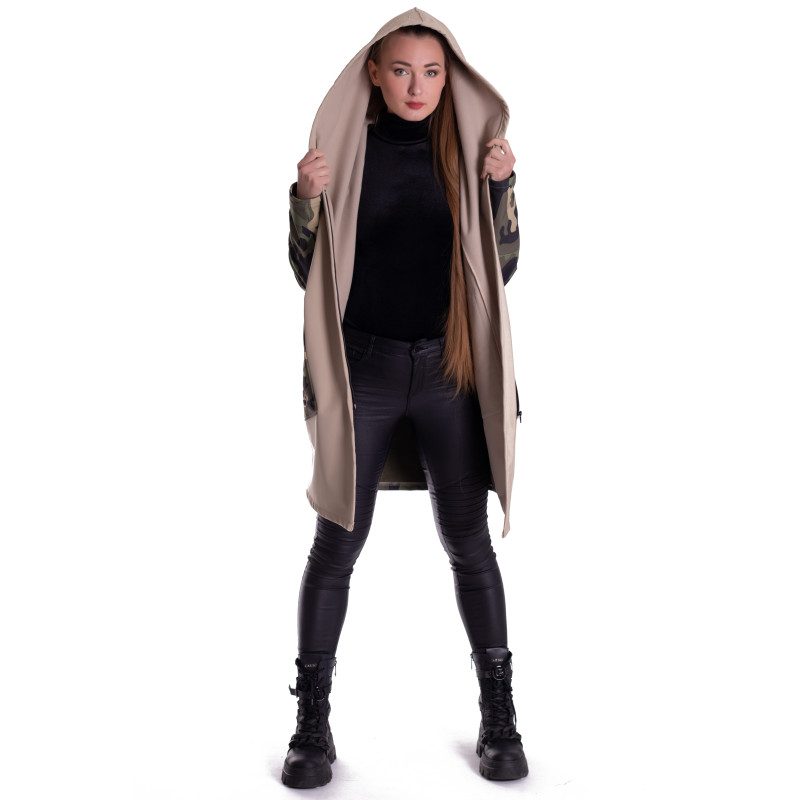Bunda “Big Hood” Beige - Army Bunda “Big Hood” Beige - Army