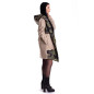 Bunda “Big Hood”  Army - Beige