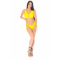 Sun Breeze spodní díl plavek Yellow - Tanga:  Oslnivý styl na pláži