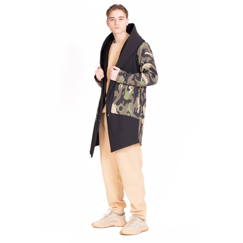 Bunda “Big Hood” Black - Army Bunda “Big Hood” Black - Army
