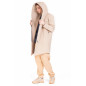 Bunda “Big Hood” Beige Bunda “Big Hood” Beige