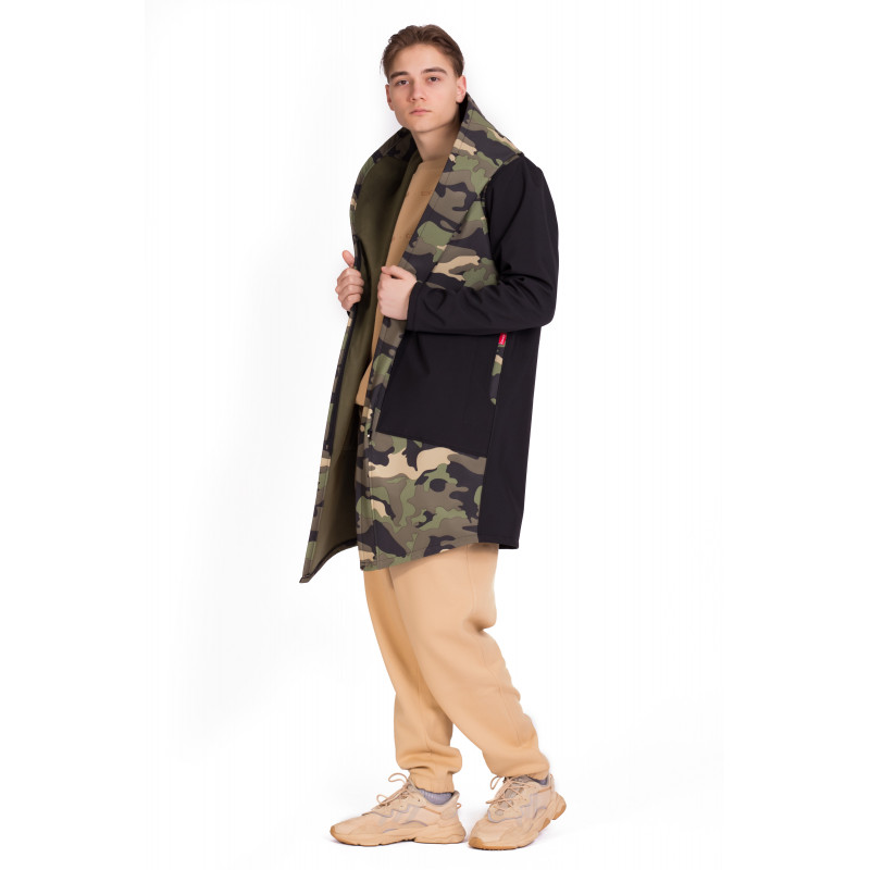 Bunda “Big Hood” Army - Black Bunda “Big Hood” Army - Black