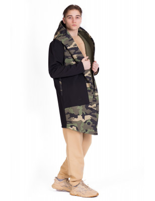 Bunda “Big Hood” Army - Black