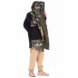 Bunda “Big Hood” Army - Black Bunda “Big Hood” Army - Black